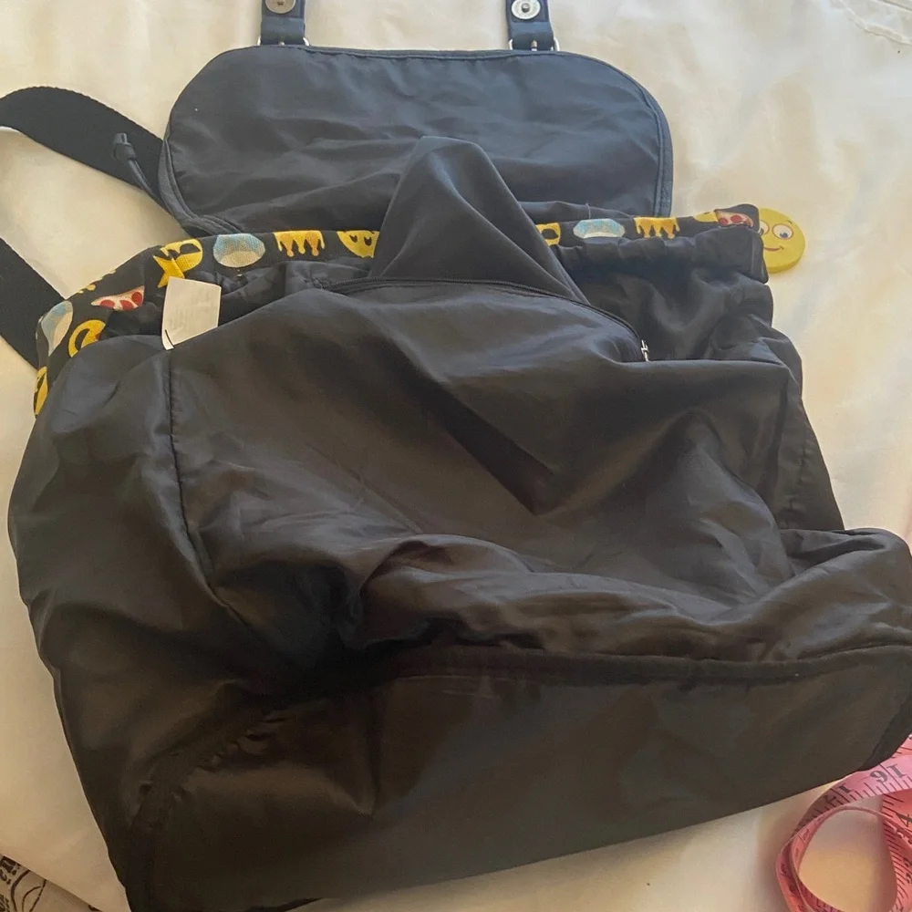 Emoji Print Backpack